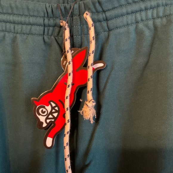 ICE CREAM Billionaire Boys Club M Deep Teal Cherry Pant Sweatpants Joggers Pants - Picture 3 of 12